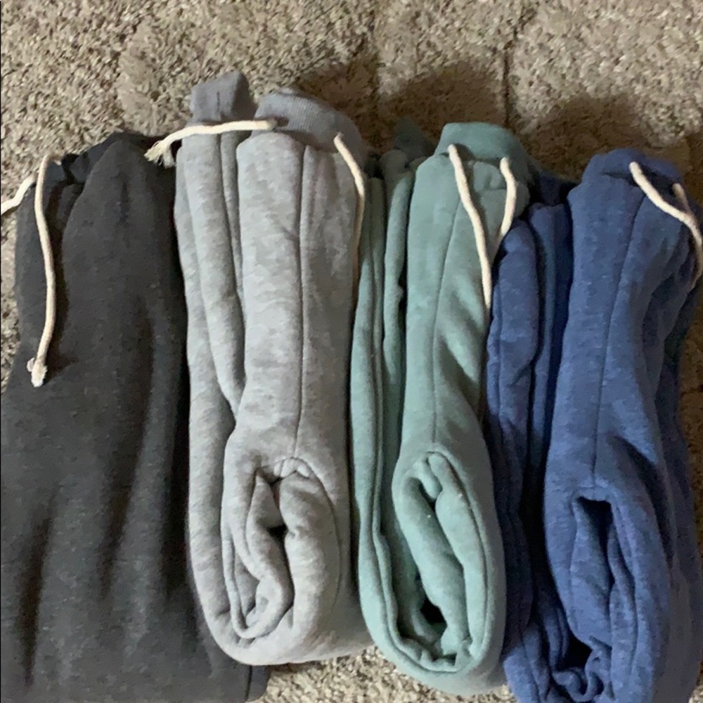Sherpa lined sweatpants